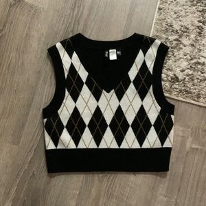 H&M Patterned Sweater Vest